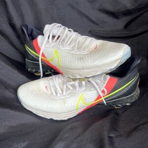 Nike Air Zoom Infinity Tour Golf Shoes - White/Volt/Pink